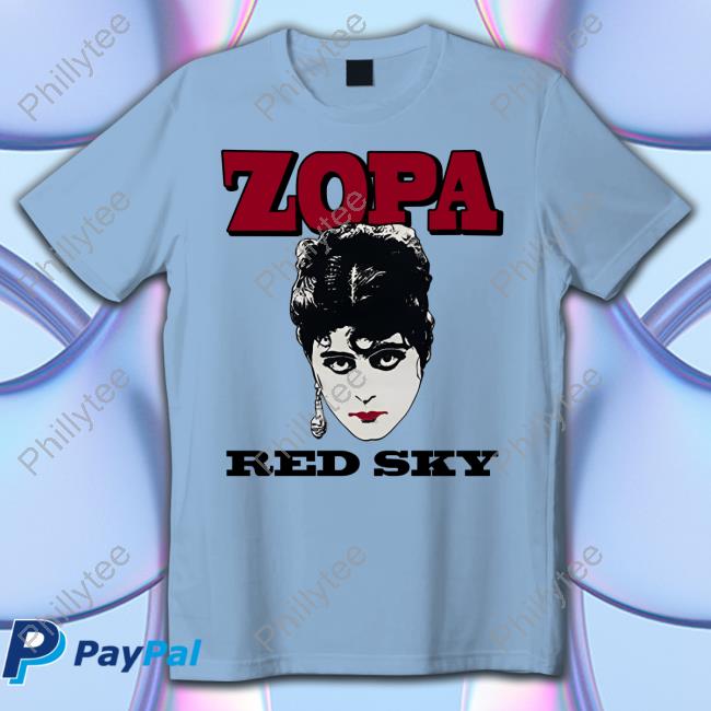 Zopa Red Sky Hoodie Sweatshirt